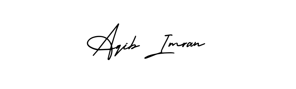 Similarly AmerikaSignatureDemo-Regular is the best handwritten signature design. Signature creator online .You can use it as an online autograph creator for name Aqib Imran. Aqib Imran signature style 3 images and pictures png