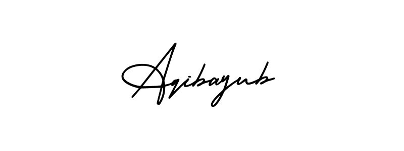 It looks lik you need a new signature style for name Aqibayub. Design unique handwritten (AmerikaSignatureDemo-Regular) signature with our free signature maker in just a few clicks. Aqibayub signature style 3 images and pictures png