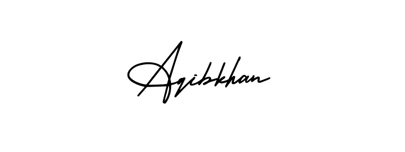 AmerikaSignatureDemo-Regular is a professional signature style that is perfect for those who want to add a touch of class to their signature. It is also a great choice for those who want to make their signature more unique. Get Aqibkhan name to fancy signature for free. Aqibkhan signature style 3 images and pictures png