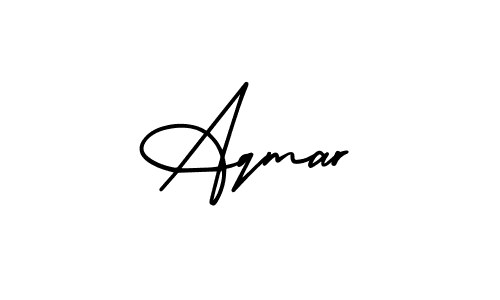 It looks lik you need a new signature style for name Aqmar. Design unique handwritten (AmerikaSignatureDemo-Regular) signature with our free signature maker in just a few clicks. Aqmar signature style 3 images and pictures png