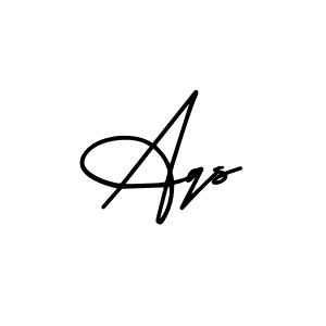 Aqs stylish signature style. Best Handwritten Sign (AmerikaSignatureDemo-Regular) for my name. Handwritten Signature Collection Ideas for my name Aqs. Aqs signature style 3 images and pictures png