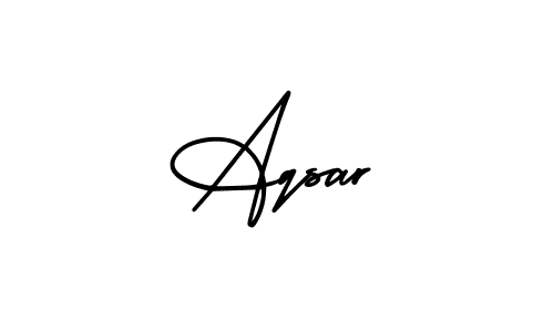 How to make Aqsar signature? AmerikaSignatureDemo-Regular is a professional autograph style. Create handwritten signature for Aqsar name. Aqsar signature style 3 images and pictures png