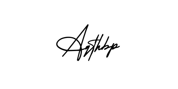 Make a beautiful signature design for name Aqthbp. With this signature (AmerikaSignatureDemo-Regular) style, you can create a handwritten signature for free. Aqthbp signature style 3 images and pictures png