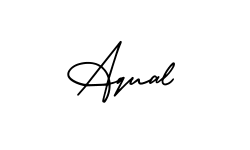 Also we have Aqual name is the best signature style. Create professional handwritten signature collection using AmerikaSignatureDemo-Regular autograph style. Aqual signature style 3 images and pictures png