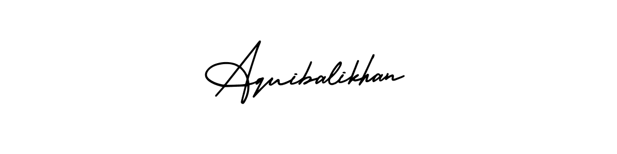 This is the best signature style for the Aquibalikhan name. Also you like these signature font (AmerikaSignatureDemo-Regular). Mix name signature. Aquibalikhan signature style 3 images and pictures png