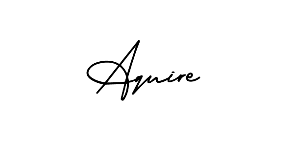 Also You can easily find your signature by using the search form. We will create Aquire name handwritten signature images for you free of cost using AmerikaSignatureDemo-Regular sign style. Aquire signature style 3 images and pictures png