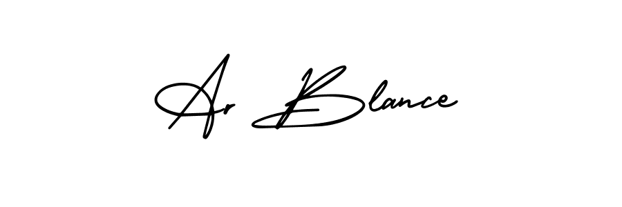 It looks lik you need a new signature style for name Ar Blance. Design unique handwritten (AmerikaSignatureDemo-Regular) signature with our free signature maker in just a few clicks. Ar Blance signature style 3 images and pictures png