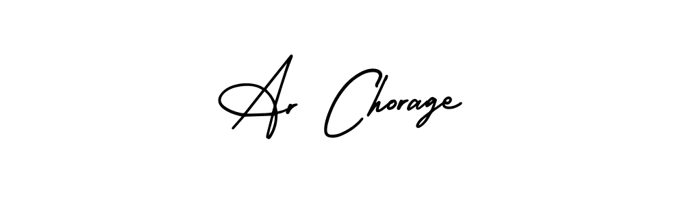 The best way (AmerikaSignatureDemo-Regular) to make a short signature is to pick only two or three words in your name. The name Ar Chorage include a total of six letters. For converting this name. Ar Chorage signature style 3 images and pictures png