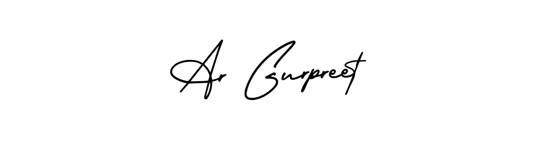 How to make Ar Gurpreet signature? AmerikaSignatureDemo-Regular is a professional autograph style. Create handwritten signature for Ar Gurpreet name. Ar Gurpreet signature style 3 images and pictures png