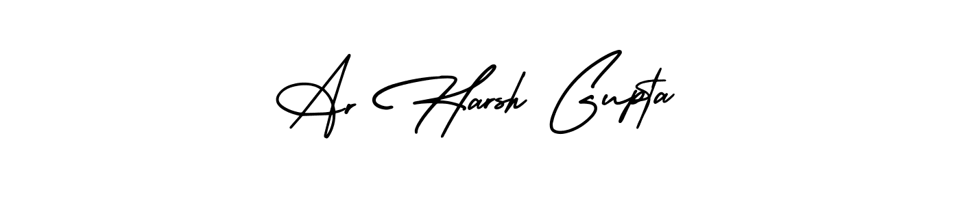 How to make Ar Harsh Gupta name signature. Use AmerikaSignatureDemo-Regular style for creating short signs online. This is the latest handwritten sign. Ar Harsh Gupta signature style 3 images and pictures png