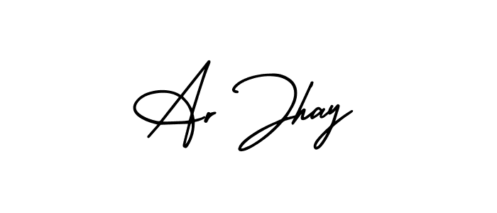 See photos of Ar Jhay official signature by Spectra . Check more albums & portfolios. Read reviews & check more about AmerikaSignatureDemo-Regular font. Ar Jhay signature style 3 images and pictures png