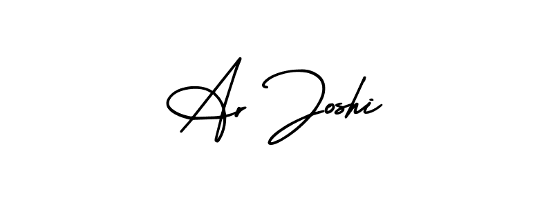 Use a signature maker to create a handwritten signature online. With this signature software, you can design (AmerikaSignatureDemo-Regular) your own signature for name Ar Joshi. Ar Joshi signature style 3 images and pictures png
