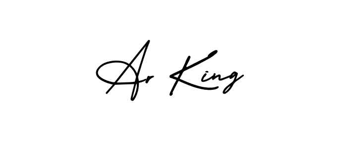 Best and Professional Signature Style for Ar King. AmerikaSignatureDemo-Regular Best Signature Style Collection. Ar King signature style 3 images and pictures png