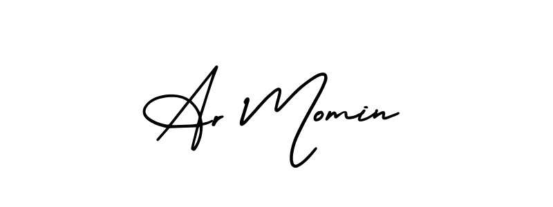 Make a short Ar Momin signature style. Manage your documents anywhere anytime using AmerikaSignatureDemo-Regular. Create and add eSignatures, submit forms, share and send files easily. Ar Momin signature style 3 images and pictures png