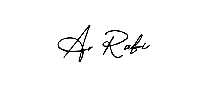 Create a beautiful signature design for name Ar Rafi. With this signature (AmerikaSignatureDemo-Regular) fonts, you can make a handwritten signature for free. Ar Rafi signature style 3 images and pictures png