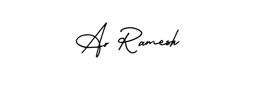 AmerikaSignatureDemo-Regular is a professional signature style that is perfect for those who want to add a touch of class to their signature. It is also a great choice for those who want to make their signature more unique. Get Ar Ramesh name to fancy signature for free. Ar Ramesh signature style 3 images and pictures png