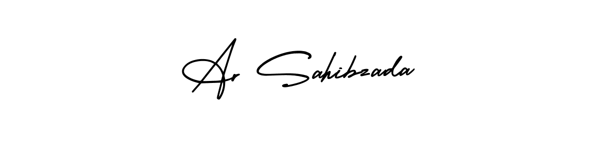 Create a beautiful signature design for name Ar Sahibzada. With this signature (AmerikaSignatureDemo-Regular) fonts, you can make a handwritten signature for free. Ar Sahibzada signature style 3 images and pictures png