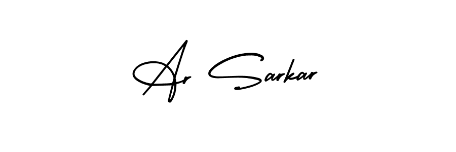 It looks lik you need a new signature style for name Ar Sarkar. Design unique handwritten (AmerikaSignatureDemo-Regular) signature with our free signature maker in just a few clicks. Ar Sarkar signature style 3 images and pictures png