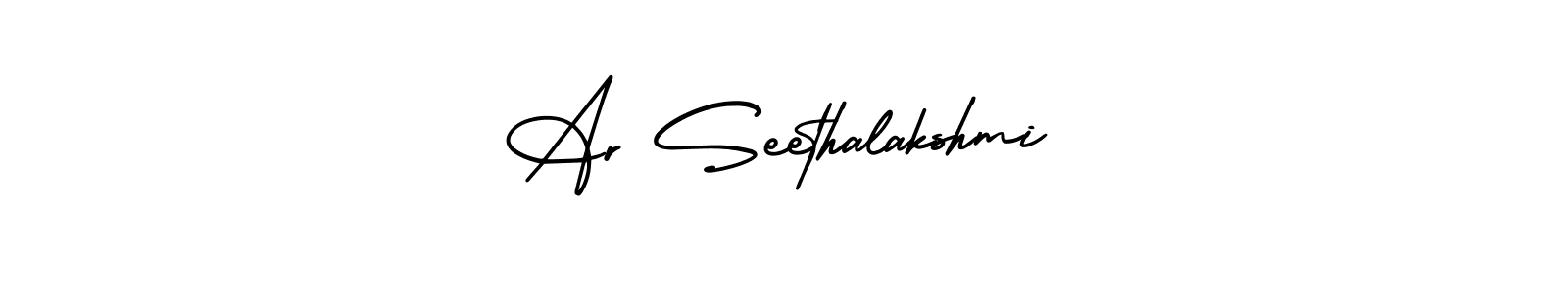 Once you've used our free online signature maker to create your best signature AmerikaSignatureDemo-Regular style, it's time to enjoy all of the benefits that Ar Seethalakshmi name signing documents. Ar Seethalakshmi signature style 3 images and pictures png