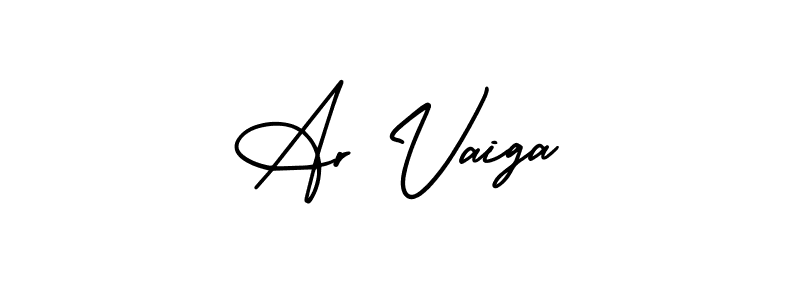 Check out images of Autograph of Ar Vaiga name. Actor Ar Vaiga Signature Style. AmerikaSignatureDemo-Regular is a professional sign style online. Ar Vaiga signature style 3 images and pictures png
