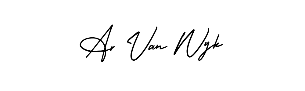 Make a short Ar Van Wyk signature style. Manage your documents anywhere anytime using AmerikaSignatureDemo-Regular. Create and add eSignatures, submit forms, share and send files easily. Ar Van Wyk signature style 3 images and pictures png