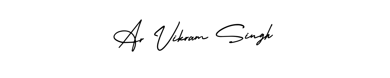 Use a signature maker to create a handwritten signature online. With this signature software, you can design (AmerikaSignatureDemo-Regular) your own signature for name Ar Vikram Singh. Ar Vikram Singh signature style 3 images and pictures png