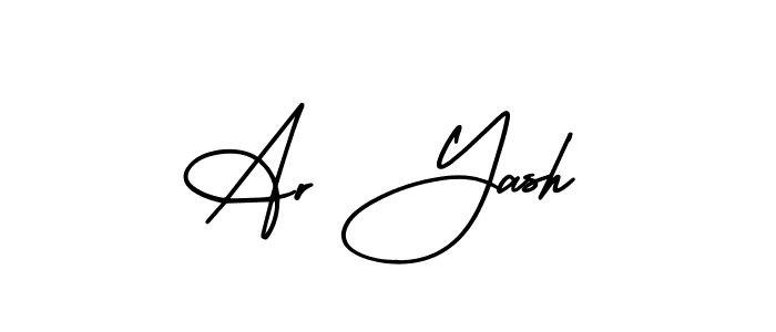 Make a beautiful signature design for name Ar Yash. With this signature (AmerikaSignatureDemo-Regular) style, you can create a handwritten signature for free. Ar Yash signature style 3 images and pictures png