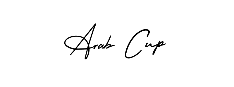 AmerikaSignatureDemo-Regular is a professional signature style that is perfect for those who want to add a touch of class to their signature. It is also a great choice for those who want to make their signature more unique. Get Arab Cup name to fancy signature for free. Arab Cup signature style 3 images and pictures png