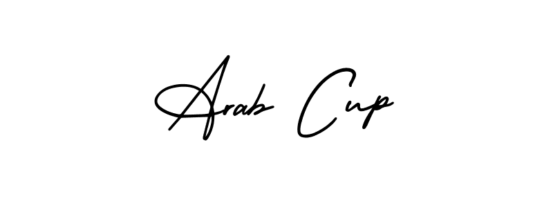 Make a beautiful signature design for name Arab Cup. Use this online signature maker to create a handwritten signature for free. Arab Cup signature style 3 images and pictures png
