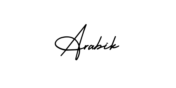 Best and Professional Signature Style for Arabik. AmerikaSignatureDemo-Regular Best Signature Style Collection. Arabik signature style 3 images and pictures png