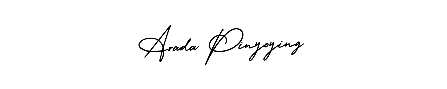 Also we have Arada Pinyoying name is the best signature style. Create professional handwritten signature collection using AmerikaSignatureDemo-Regular autograph style. Arada Pinyoying signature style 3 images and pictures png