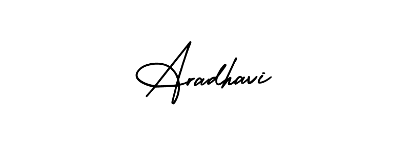 Make a beautiful signature design for name Aradhavi. With this signature (AmerikaSignatureDemo-Regular) style, you can create a handwritten signature for free. Aradhavi signature style 3 images and pictures png
