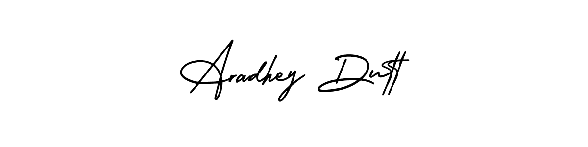 This is the best signature style for the Aradhey Dutt name. Also you like these signature font (AmerikaSignatureDemo-Regular). Mix name signature. Aradhey Dutt signature style 3 images and pictures png