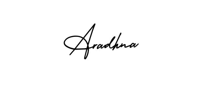 Create a beautiful signature design for name Aradhna. With this signature (AmerikaSignatureDemo-Regular) fonts, you can make a handwritten signature for free. Aradhna signature style 3 images and pictures png