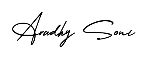 The AmerikaSignatureDemo-Regular font gives name Aradhy Soni a signature that looks effortless yet distinguished. Download high-res PNG instantly. Aradhy Soni signature style 3 images and pictures png