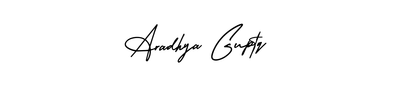 Make a beautiful signature design for name Aradhya Guptq. Use this online signature maker to create a handwritten signature for free. Aradhya Guptq signature style 3 images and pictures png