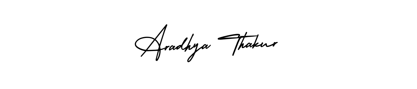 It looks lik you need a new signature style for name Aradhya Thakur. Design unique handwritten (AmerikaSignatureDemo-Regular) signature with our free signature maker in just a few clicks. Aradhya Thakur signature style 3 images and pictures png