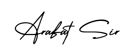 Transform the name Arafat Sir into a signature masterpiece using AmerikaSignatureDemo-Regular font. Ideal for photographers, artists, and creators looking for watermarks. Arafat Sir signature style 3 images and pictures png