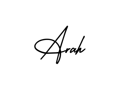 Also we have Arah name is the best signature style. Create professional handwritten signature collection using AmerikaSignatureDemo-Regular autograph style. Arah signature style 3 images and pictures png