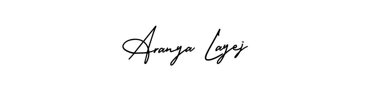 This is the best signature style for the Aranya Layej name. Also you like these signature font (AmerikaSignatureDemo-Regular). Mix name signature. Aranya Layej signature style 3 images and pictures png