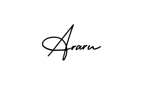 Also we have Araru name is the best signature style. Create professional handwritten signature collection using AmerikaSignatureDemo-Regular autograph style. Araru signature style 3 images and pictures png