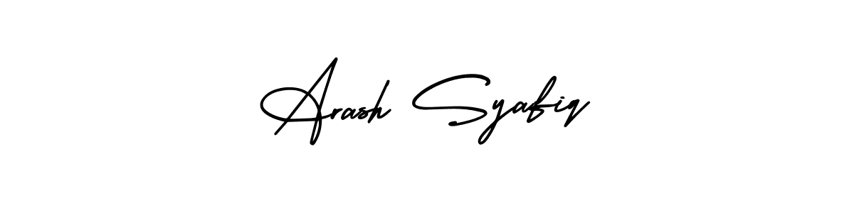 AmerikaSignatureDemo-Regular is a professional signature style that is perfect for those who want to add a touch of class to their signature. It is also a great choice for those who want to make their signature more unique. Get Arash Syafiq name to fancy signature for free. Arash Syafiq signature style 3 images and pictures png