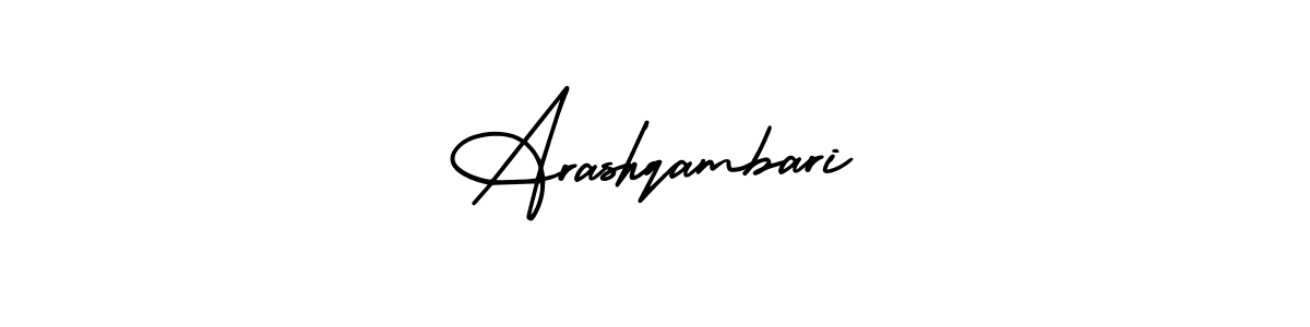 Also You can easily find your signature by using the search form. We will create Arashqambari name handwritten signature images for you free of cost using AmerikaSignatureDemo-Regular sign style. Arashqambari signature style 3 images and pictures png