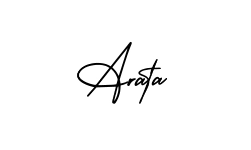 It looks lik you need a new signature style for name Arata. Design unique handwritten (AmerikaSignatureDemo-Regular) signature with our free signature maker in just a few clicks. Arata signature style 3 images and pictures png