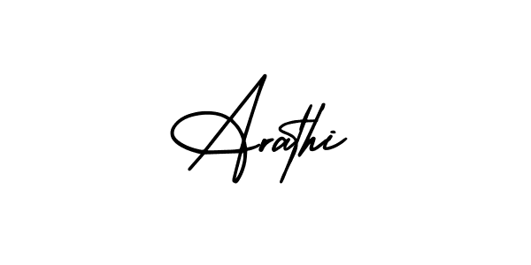 Make a beautiful signature design for name Arathi. Use this online signature maker to create a handwritten signature for free. Arathi signature style 3 images and pictures png