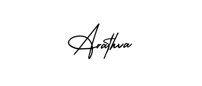 Arathva stylish signature style. Best Handwritten Sign (AmerikaSignatureDemo-Regular) for my name. Handwritten Signature Collection Ideas for my name Arathva. Arathva signature style 3 images and pictures png