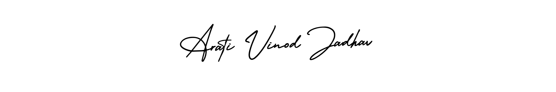 Here are the top 10 professional signature styles for the name Arati Vinod Jadhav. These are the best autograph styles you can use for your name. Arati Vinod Jadhav signature style 3 images and pictures png