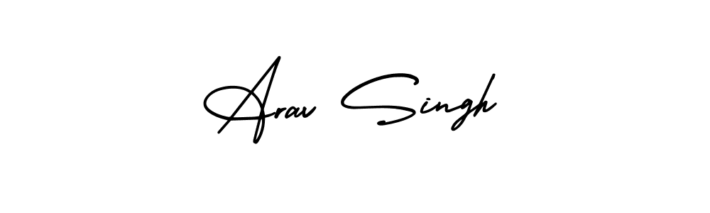 Best and Professional Signature Style for Arav Singh. AmerikaSignatureDemo-Regular Best Signature Style Collection. Arav Singh signature style 3 images and pictures png