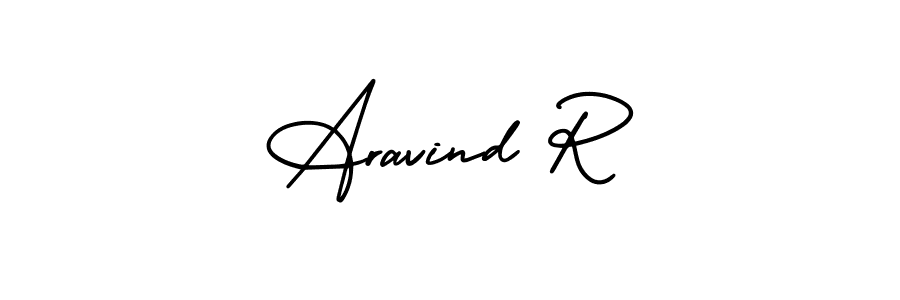 Also You can easily find your signature by using the search form. We will create Aravind R name handwritten signature images for you free of cost using AmerikaSignatureDemo-Regular sign style. Aravind R signature style 3 images and pictures png