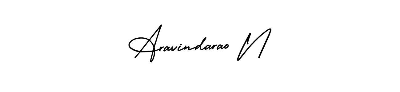 Make a beautiful signature design for name Aravindarao N. Use this online signature maker to create a handwritten signature for free. Aravindarao N signature style 3 images and pictures png